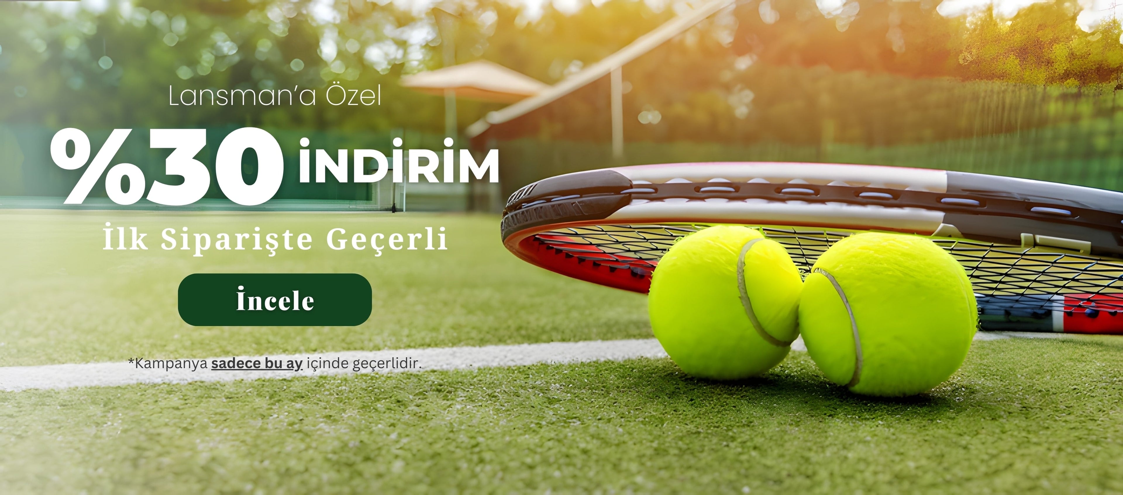 TenisFit lansman indirimi! %30 indirim fırsatını keşfedin. Tenis antrenman ekipmanlarınızı şimdi avantajlı fiyatlarla satın alın!